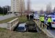 Șofer beat cu mașina în canal