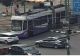 VIDEO/ Tramvai deraiat, la un pas să intre în peretele Gării de Nord din Timișoara