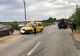 Accident în lanț, în jud. Dâmbovița: un mort, trei mașini distruse