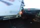 Accident grav, pe A1. O mașină a intrat într-un microbuz și un TIR: două victime