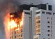 FOTO Incendiu de proporții într-un bloc din Madrid, produs de la un grătar aprins pe terasă