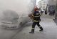 Incendiu pe o stradă din Satu Mare! O maşină a fost cuprinsă de flăcări