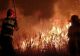 FOTO/ VIDEO Incendiu violent la Vadu. Au ars 400 de ha de vegetație uscată