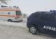 Gravidă blocată în județul Tulcea în ambulanța înzăpezită