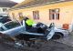 FOTO/ Grav accident în județul Mureș. Două victime după ce o mașină s-a rupt în două