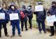Ceferiștii protestează în fața ministerului Transporturilor. Ce revendicări au