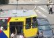 Un tramvai a deraiat și a intrat într-un autoturism  - O persoană din tramvai este asistată medical la locul intervenției