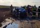 Impact frontal între două autoturisme pe DN2: patru răniți