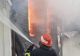 VIDEO - Incendiu uriaș într-un bloc de locuințe din Slatina - 17 oameni au fost evacuați