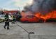 VIDEO | Incendiu de proporții la un garaj al regiei de transport din Craiova. 15 autovehicule au fost distruse