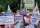 Protest la Cotroceni - românii s-au săturat de sărăcie. Ce-i cer sindicaliștii președintelui Iohannis 
