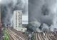 EXPLOZIE uriașă într-o gară din Londra: Patru mașini din apropierea stației au luat foc - Peste 100 de pompieri acționează VIDEO