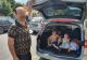 Inconştiență totală! Șofer tras pe dreapta, cu trei copii în portbagaj