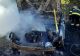 O mașină făcută SCRUM din cauza unui incendiu necontrolat în Giurgiu - Ce s-a întâmplat cu proprietarul