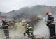 FOTO | Incendiu VIOLENT! Bătrân de 90 ani salvat de POMPIERI 