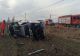 Accident cumplit în Neamţ: 2 victime, după ce mașina s-a răsturnat 