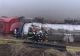 FOTO | Accident teribil în Olt. O victimă, după ce o cisternă cu sodă caustică s-a răsturnat – Traficul a fost blocat