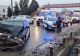 Accident grav în Potigrafu. O femeie a fost rănită după ce s-a răsturnat cu mașina. Traficul pe DN1 este blocat