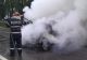 Momente de panică după ce o mașină a luat foc în mers, în Oradea