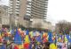 Protest AUR în centrul Bucureștiului. George Simion, incident cu jandarmii, manifestanții vor să meargă la Cotroceni 