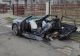 Un autoturism de lux s-a rupt în două, după impactul violent cu un stâlp: un mort și 2 răniți - FOTO
