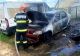 Incendiu violent la un centru de dezmembrări auto din Giurgiu. Trei rulote şi o mașină s-au făcut scrum