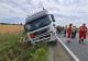 Accident grav în Constanța. Un TIR ucrainean care transporta combustibil, răsturnat în șanț - VIDEO&FOTO