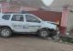 Un adolescent beat și fără permis a furat mașina poliției și s-a răsturnat cu ea - FOTO