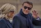 Emmanuel Macron și soția sa, surprinși într-o plimbare prin Londra, cu o zi înainte de funeraliile Reginei Elisabeta a II-a - FOTO&VIDEO