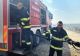 Incendiu pe Autostrada Soarelui. Un TIR plin cu porumb a luat foc