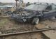 Autoturism lovit de tren, în Olt! Șoferul, amendat și lăsat fără permis după ce a ignorat semnalele de culoare roşie ale semaforului
