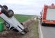 Răsturnare spectaculoasă în Teleorman: Autoturismul a ajuns cu roțile în sus, șoferul a scăpat cu câteva zgârieturi