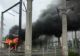 Incendiu la un transformator din Cluj. Fumul negru și gros, vizibil de la mare distanță - Momente de panică
