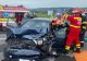 Mureş: Şase răniţi, într-un accident rutier în care au fost implicate două autoturisme. Două dintre victime sunt în stare gravă - FOTO