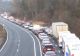 Coloane de mașini pe DN1 între Predeal și Bușteni. Românii revin în vacanță