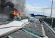 Accident grav pe autostrada Sebeș-Turda. Un camion a luat foc. Șoferul, dus la spital - VIDEO