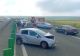 Carambol spectaculos pe Autostrada Soarelui, la ieșirea spre Constanța. Zeci de persoane implicate - FOTO