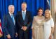 Klaus Iohannis şi soţia sa, Carmen, la recepţia oferită de preşedintele Joe Biden şi de Prima Doamnă Jill Biden, la ONU