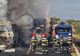 Accident grav, în Teleorman: două autocare și un TIR, în flăcări: 4 victime - VIDEO