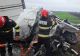 O autoutilitară şi un TIR s-au ciocnit pe DN2, în județul Buzău. 3 persoane au rămas încarcerate: cum se circulă