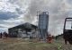 Incendiu violent și devastator la o fermă din Brașov. A luat foc o hală în care erau depozitate paie