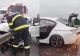 Grav accident rutier pe A1. Un bărbat a decedat după ce a intrat cu mașina într-un parapet de fier