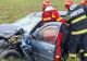 Accident grav, în Giurgiu: șoferul a rămas încarcerat. A fost necesară intervenția elicopterului SMURD