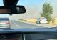 Incendiu pe Autostrada Soarelui, la Fundulea. Traficul spre București, îngreunat FOTO