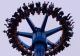 Panică la peste 30 de metri înălțime. 28 de persoane au rămas blocate cu capul în jos într-un parc de distracții - VIDEO