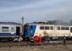 VIDEO. Locomotivă în flăcări, în stația Strejești. Trenul a avut întârziere de 2 ore
