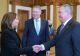 Nicolae Ciucă, întâlnire cu vicepreședintele SUA Kamala Harris, în prezența președintelui Klaus Iohannis 