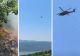 Mobilizare fără precedent pentru stingerea incendiului de la Porțile de Fier. Intervin 2 aeronave Spartan și un elicopter Black Hawk. VIDEO
