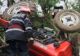 Accident grav în Arad: Un bărbat s-a răsturnat cu tractorul