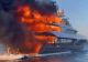 Incendiu puternic pe un iaht de lux: 12 pasageri se aflau la bord - VIDEO